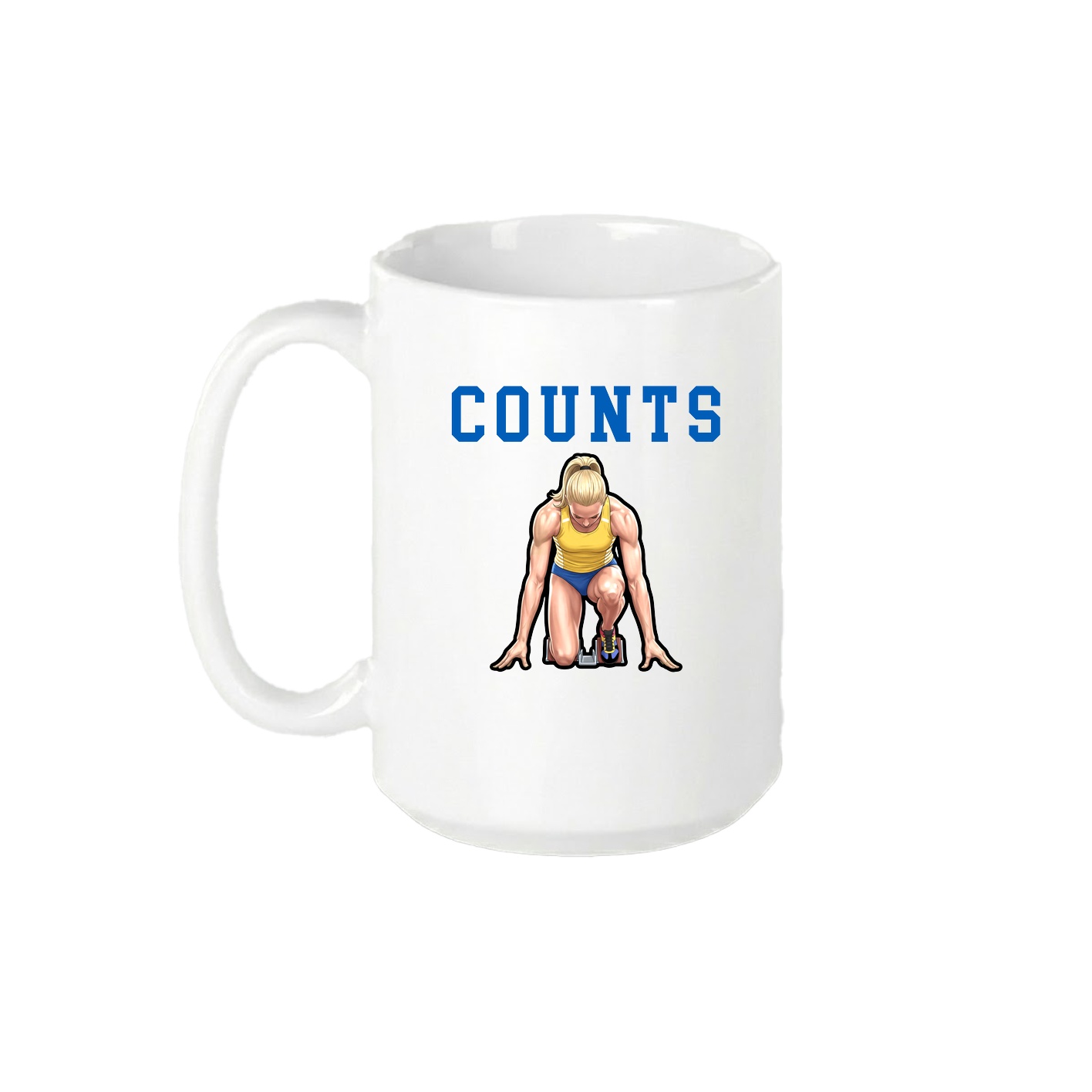 15oz Coffee Mug — Shirsey in White