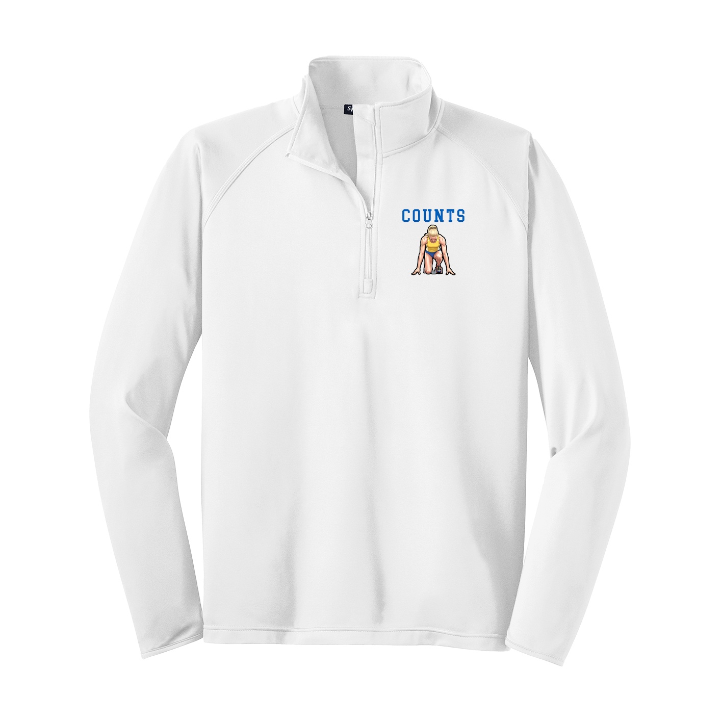 Q-Zip Pullover — Shirsey in White