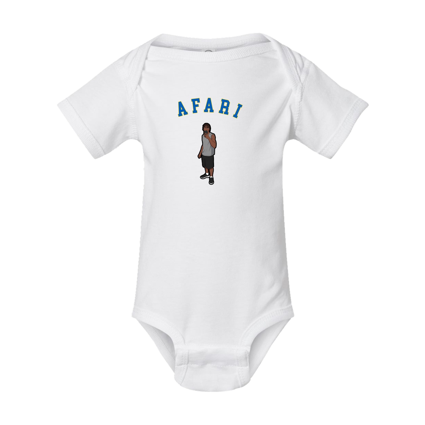 Baby Onesie — Shirsey Arch in White