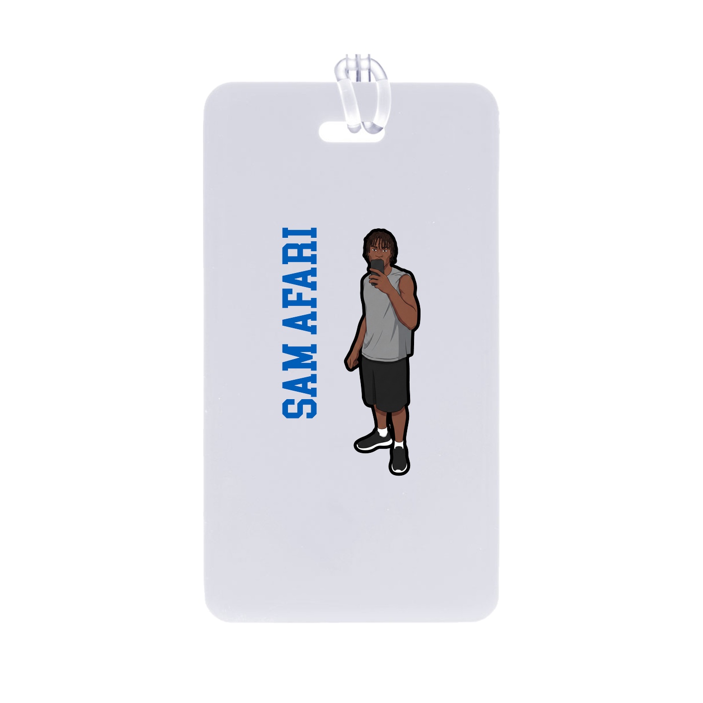 Bag Tag — Name Vertical in Classic