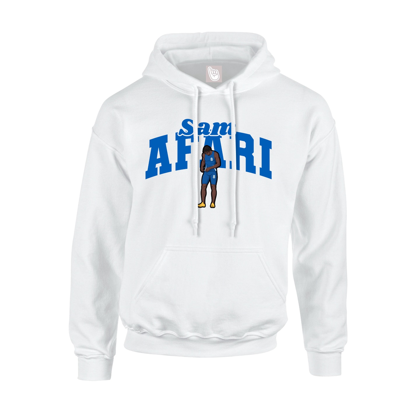 Hoodie — Signature Arch in White