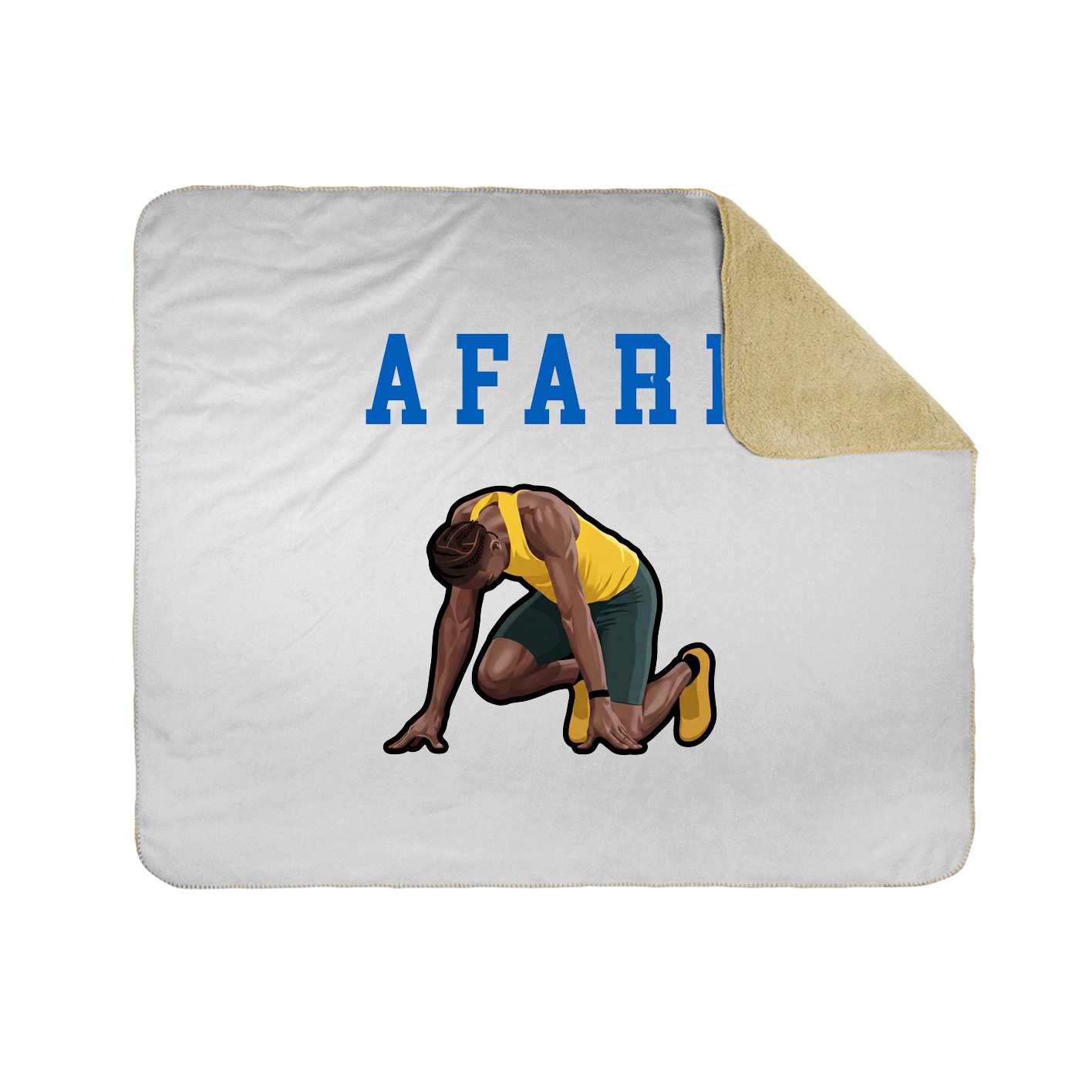 Throw Blanket — Shirsey in White