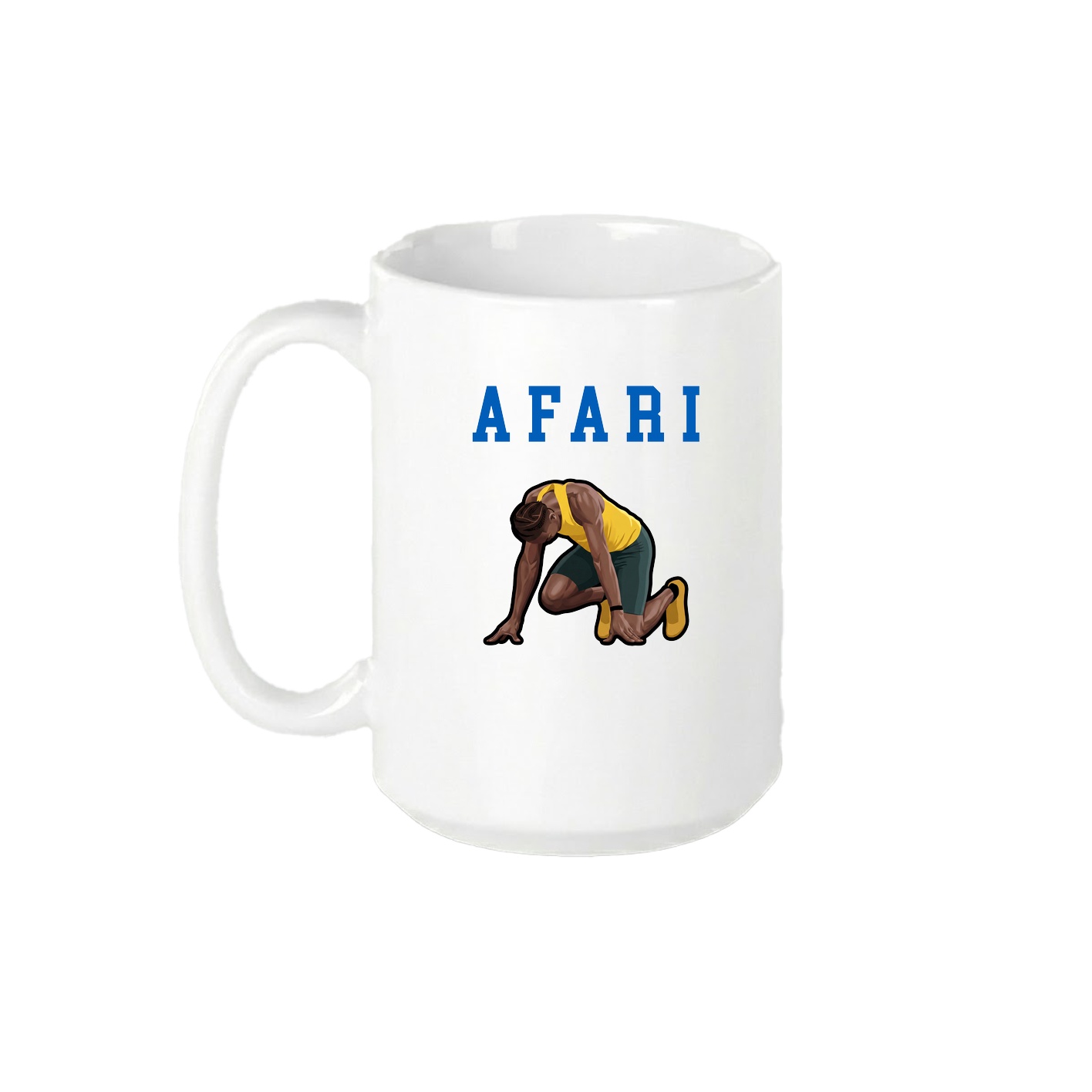 15oz Coffee Mug — Shirsey in White