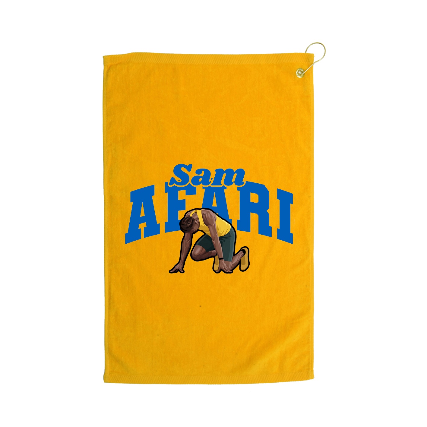 Golf Towel — Signature Arch in Gold