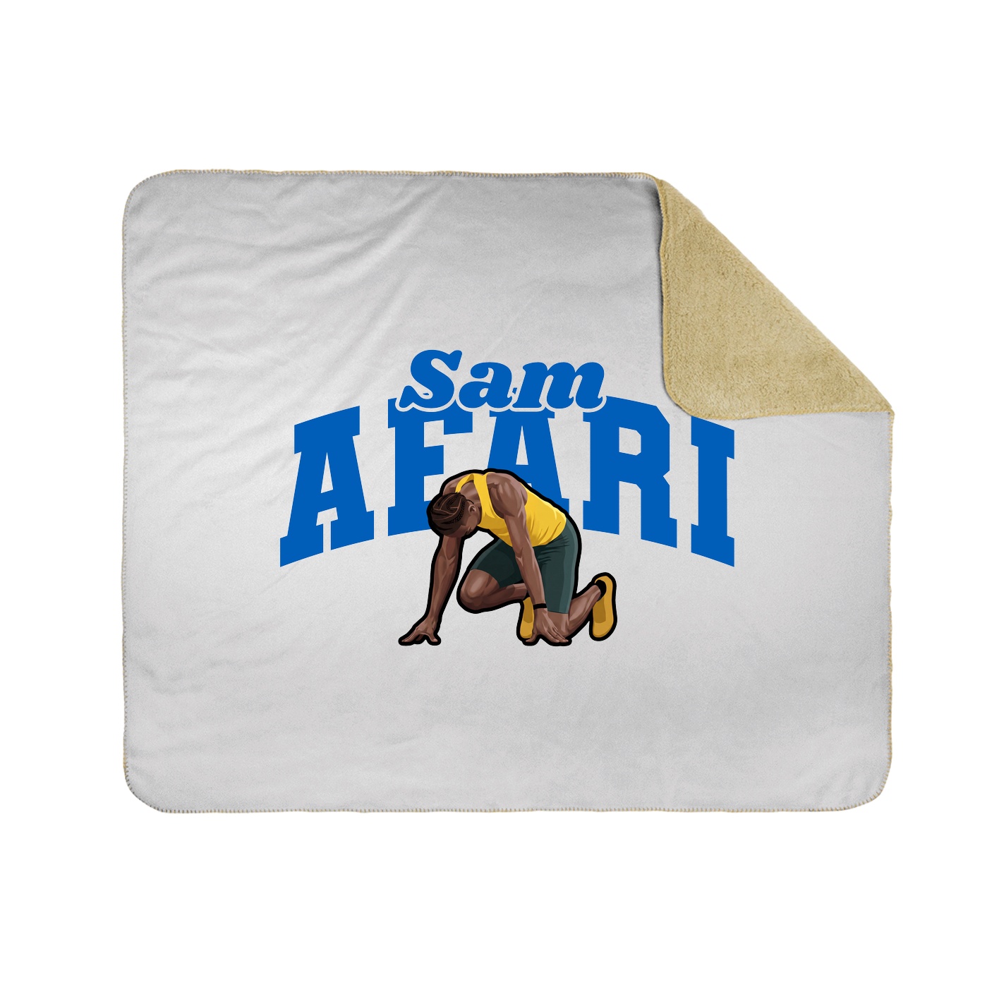 Throw Blanket — Signature Arch in White