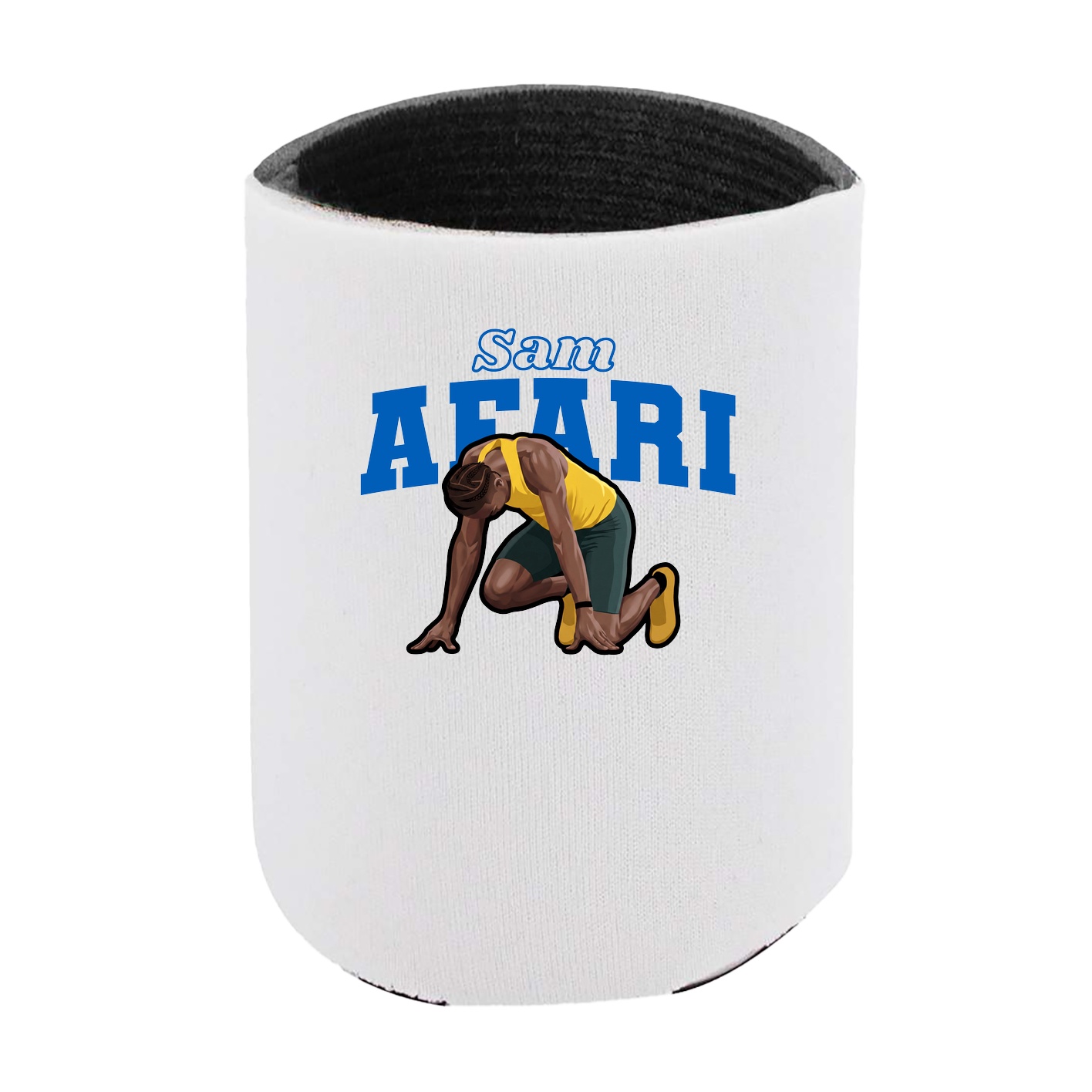 Can Holder — Name Arch in White