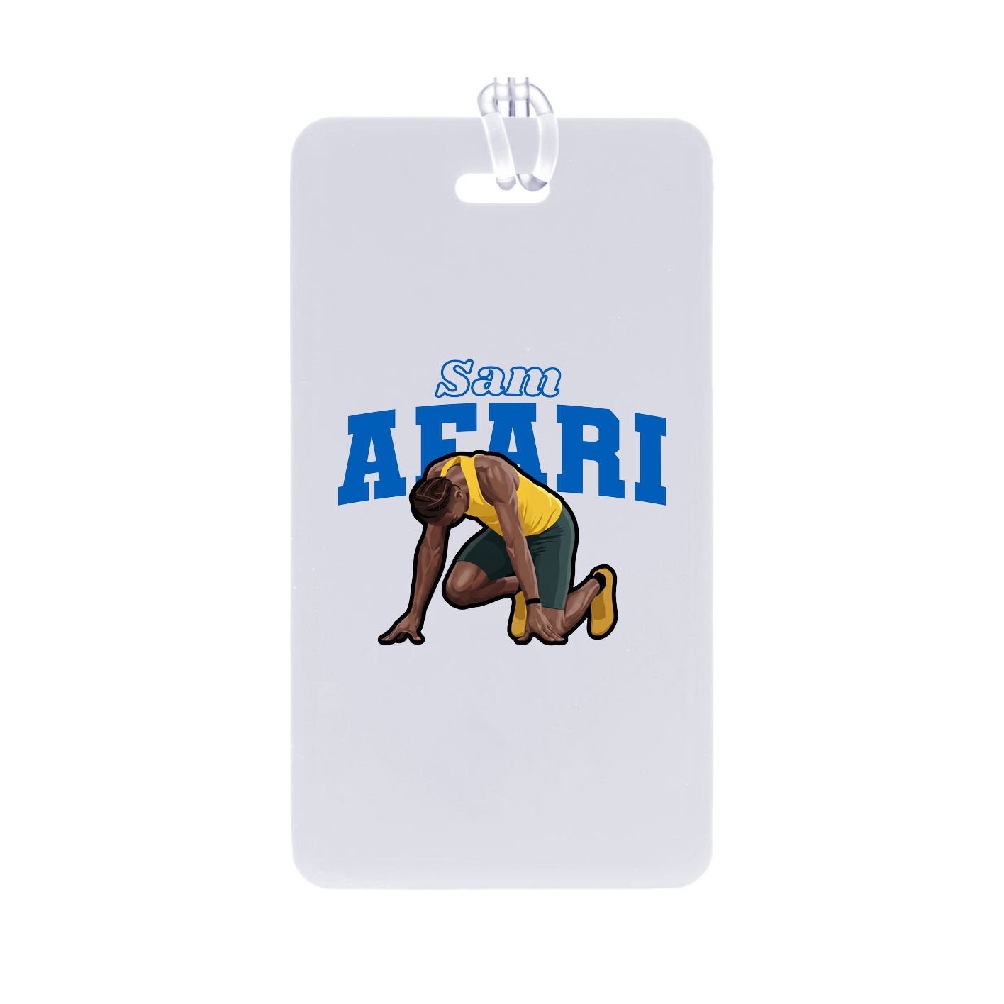 Bag Tag — Name Arch in Classic