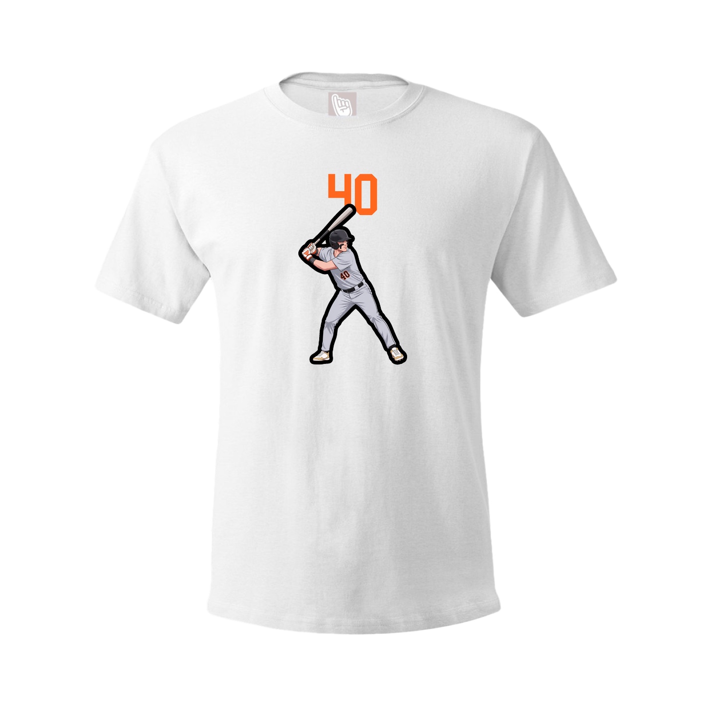 Tee — Number Top in White