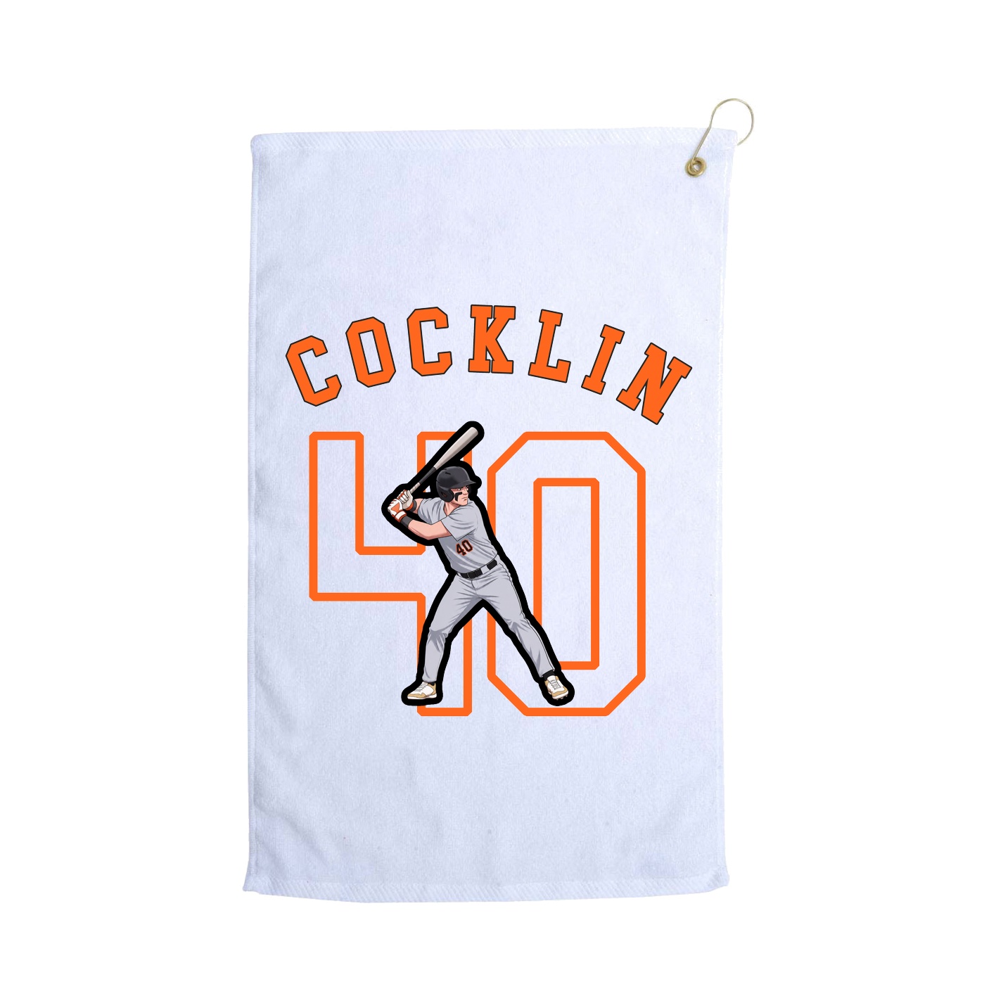 Golf Towel — Shirsey Arch in White