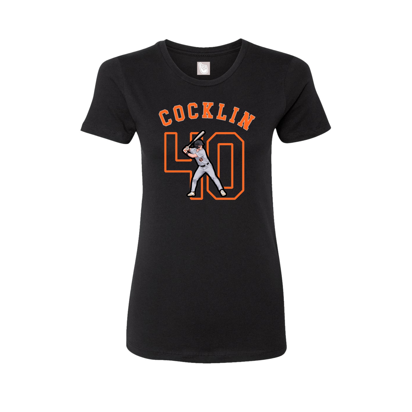 Fitted Women's Tee — Shirsey Arch in Black