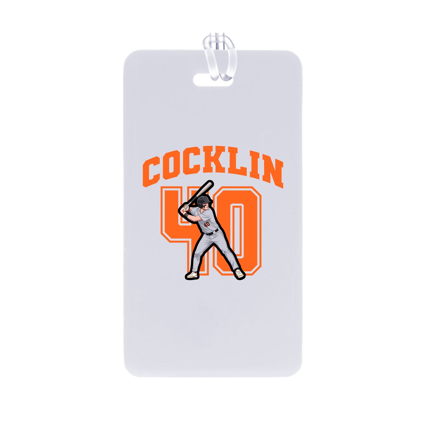 Bag Tag — Number in Classic