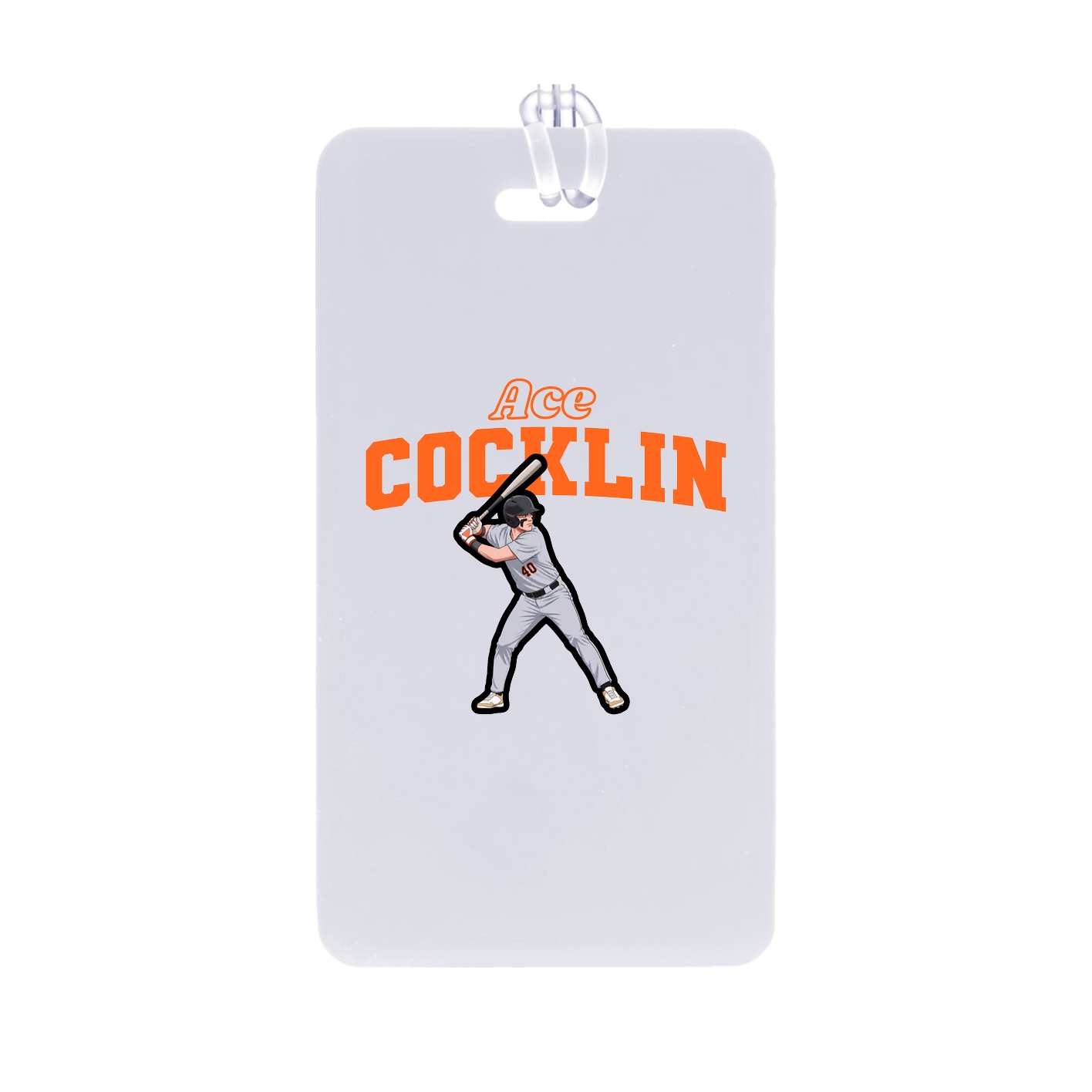 Bag Tag — Name Arch in Classic