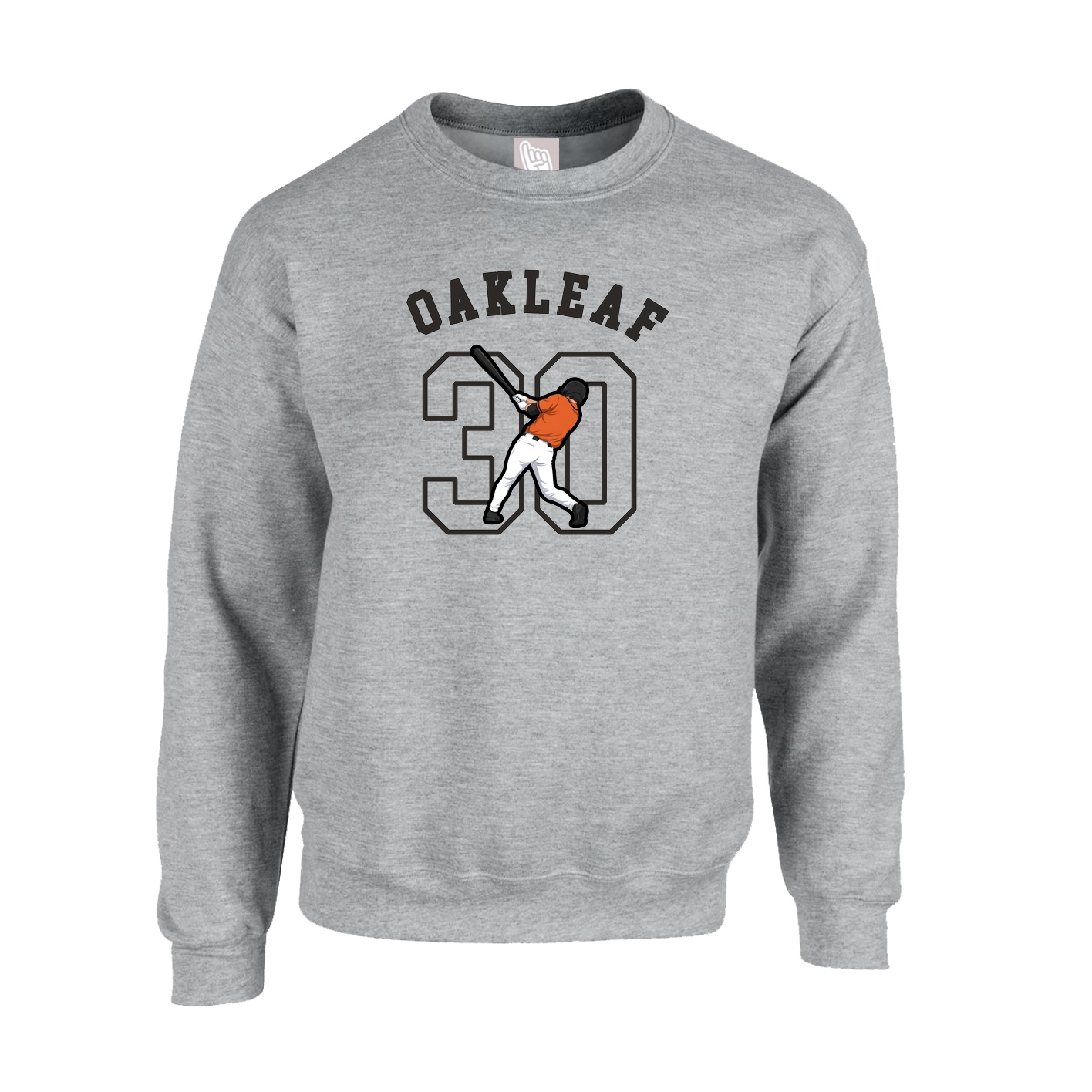 Fleece Crew — Shirsey Arch in Grey