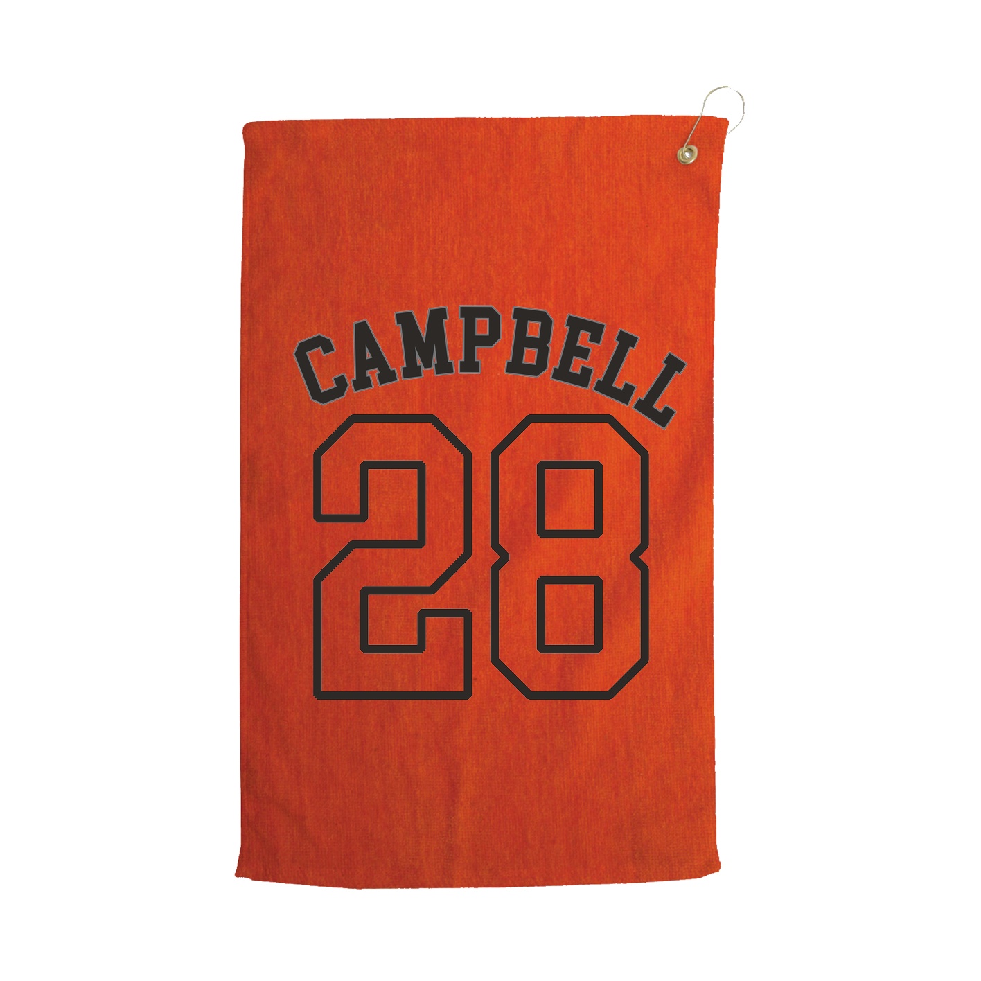 Golf Towel — Shirsey Arch in Orange