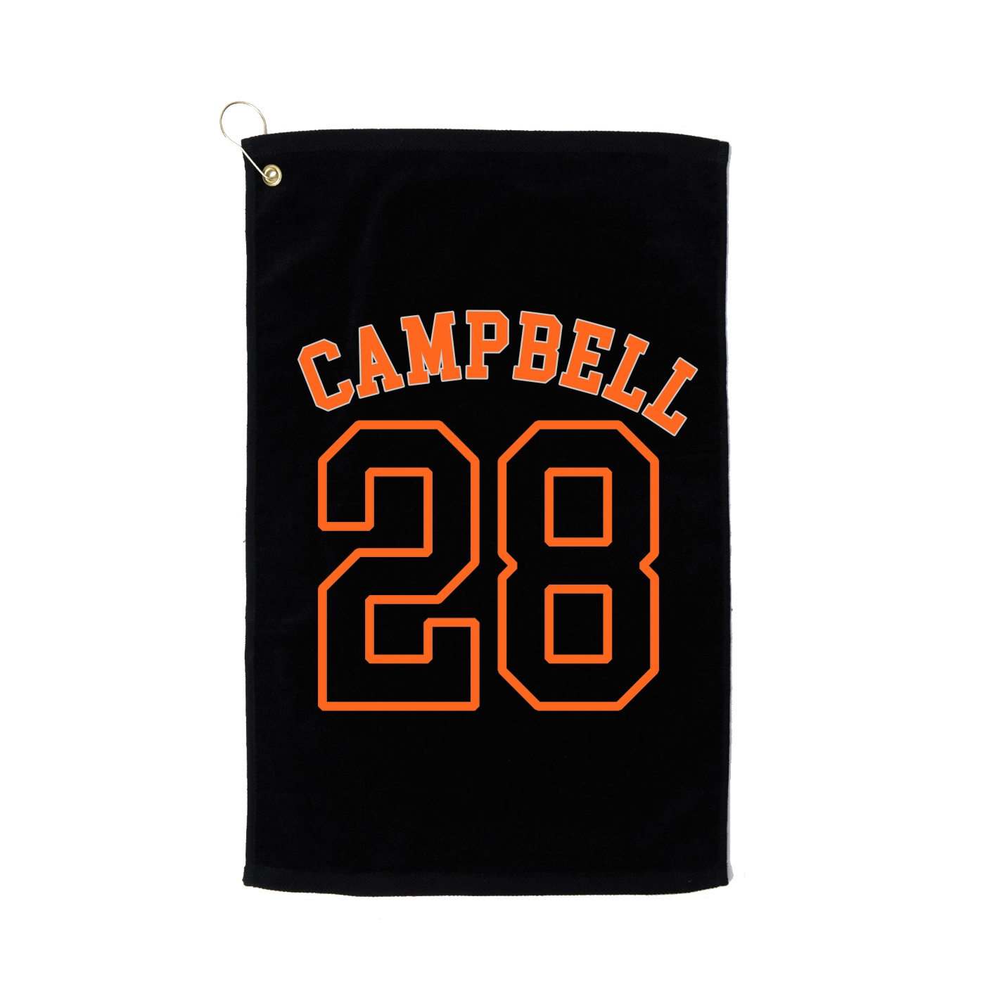 Golf Towel — Shirsey Arch in Black