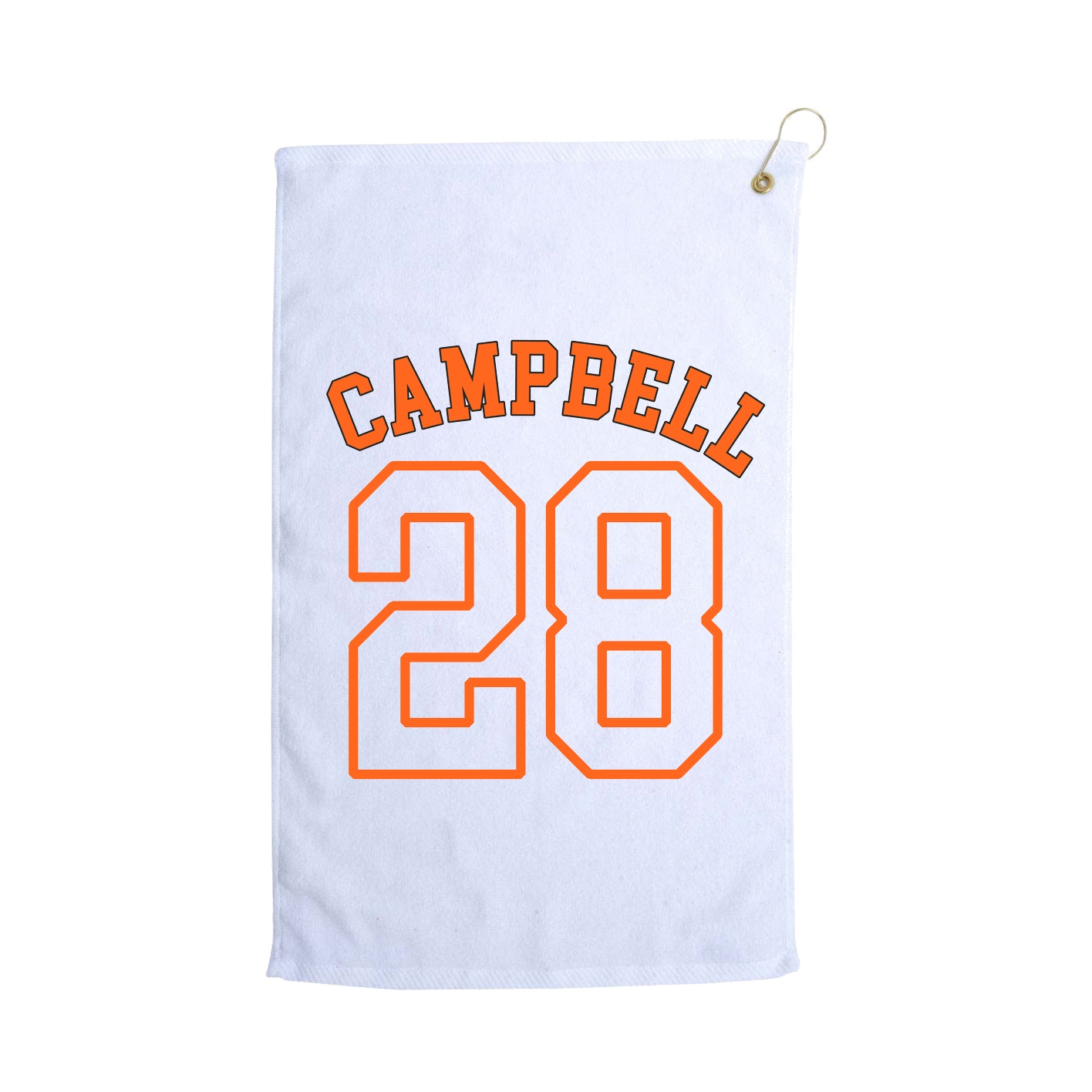 Golf Towel — Shirsey Arch in White