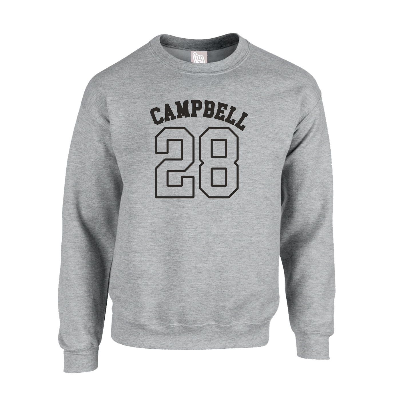 Fleece Crew — Shirsey Arch in Grey