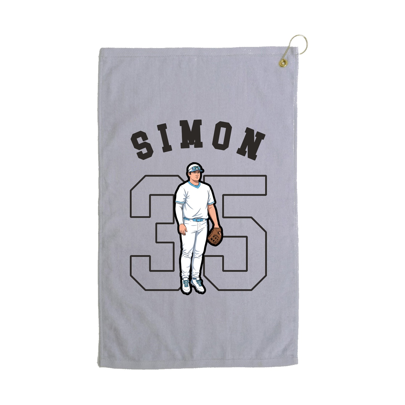 Golf Towel — Shirsey Arch in Grey