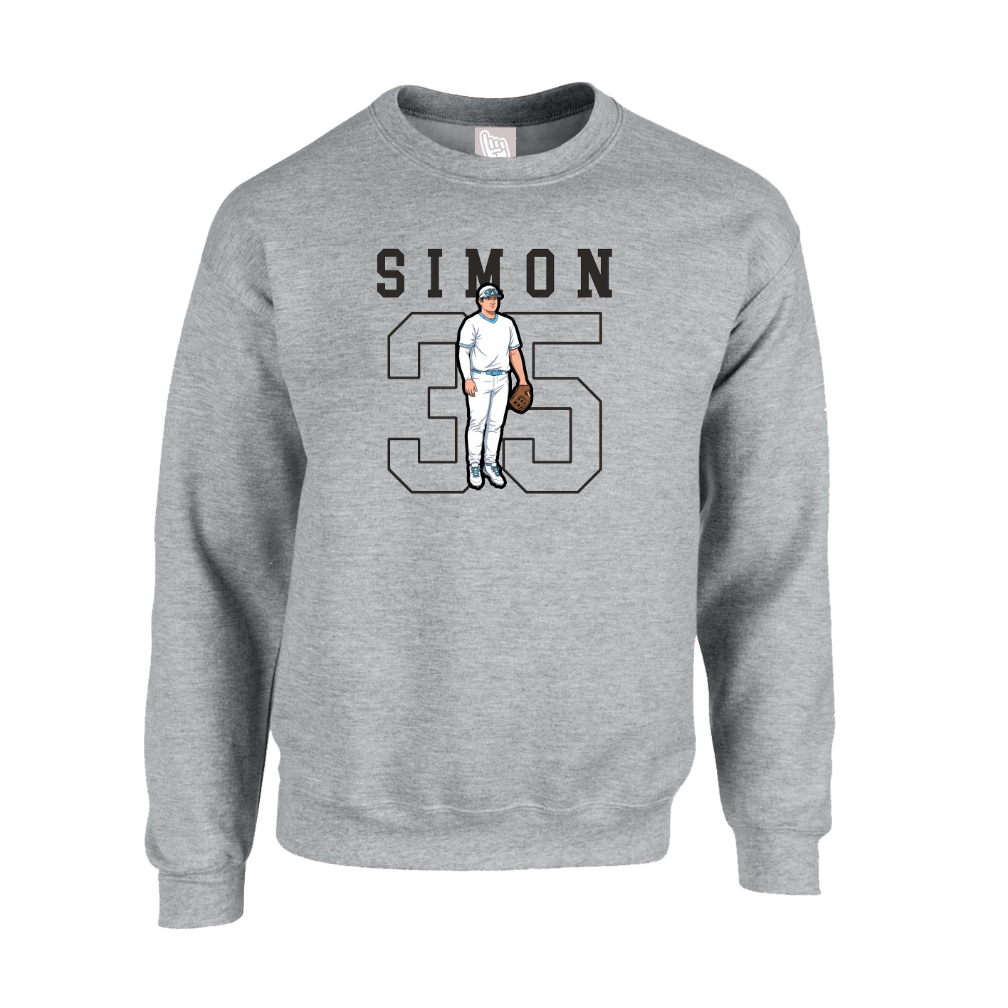 Fleece Crew — Shirsey in Grey