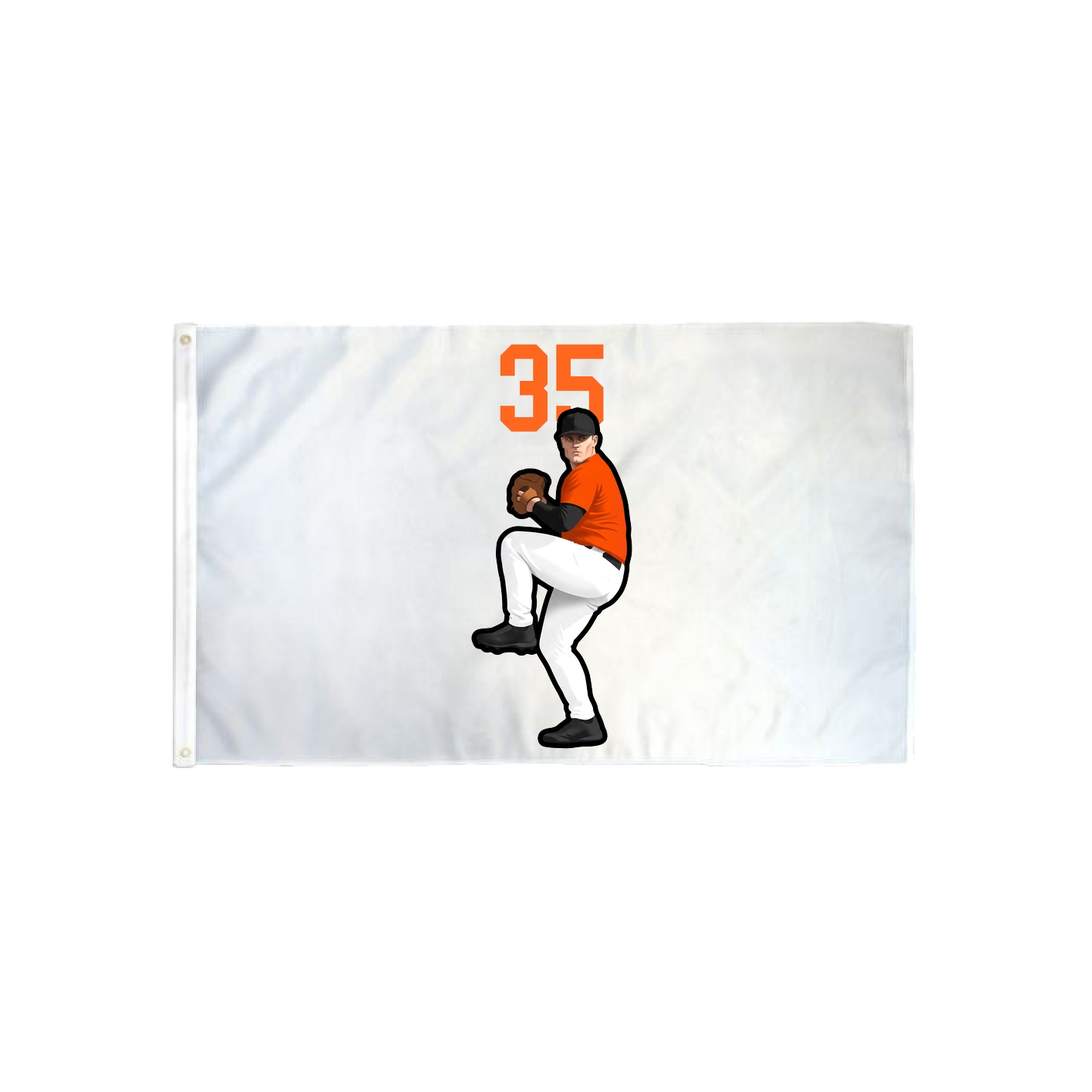 3x5 Flag — Number Top in Classic