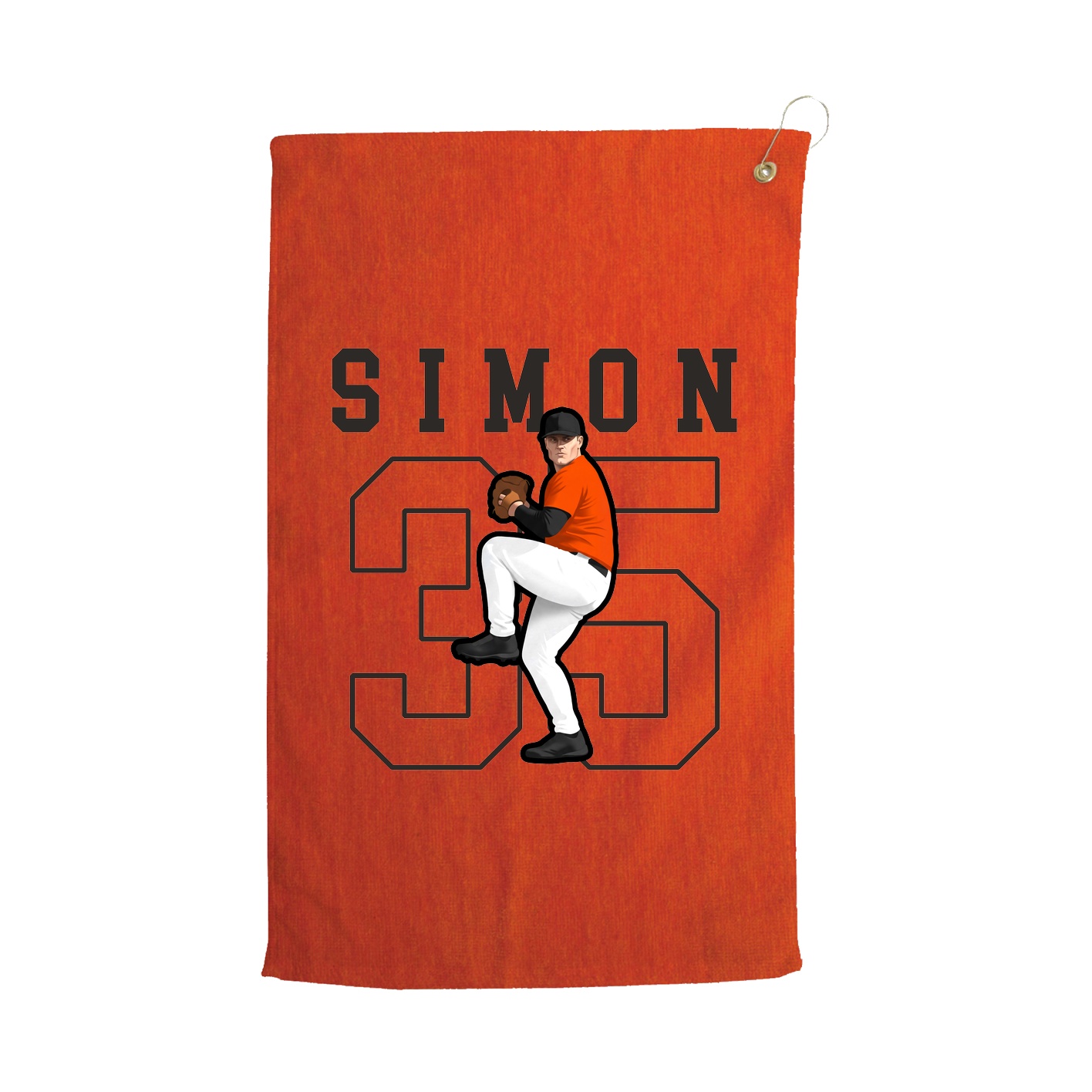 Golf Towel — Shirsey in Orange