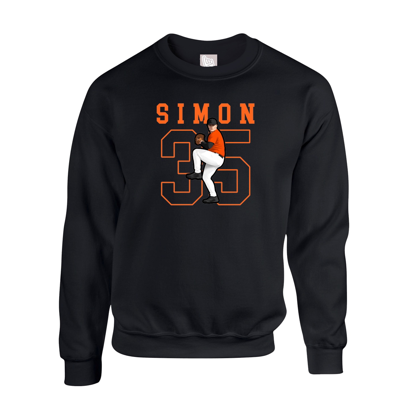 Fleece Crew — Shirsey in Black