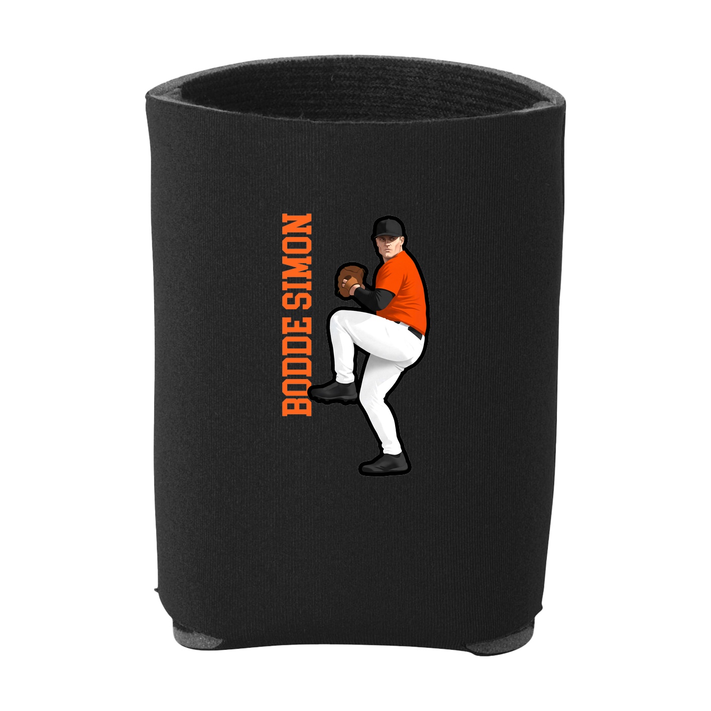 Can Holder — Name Vertical in Black