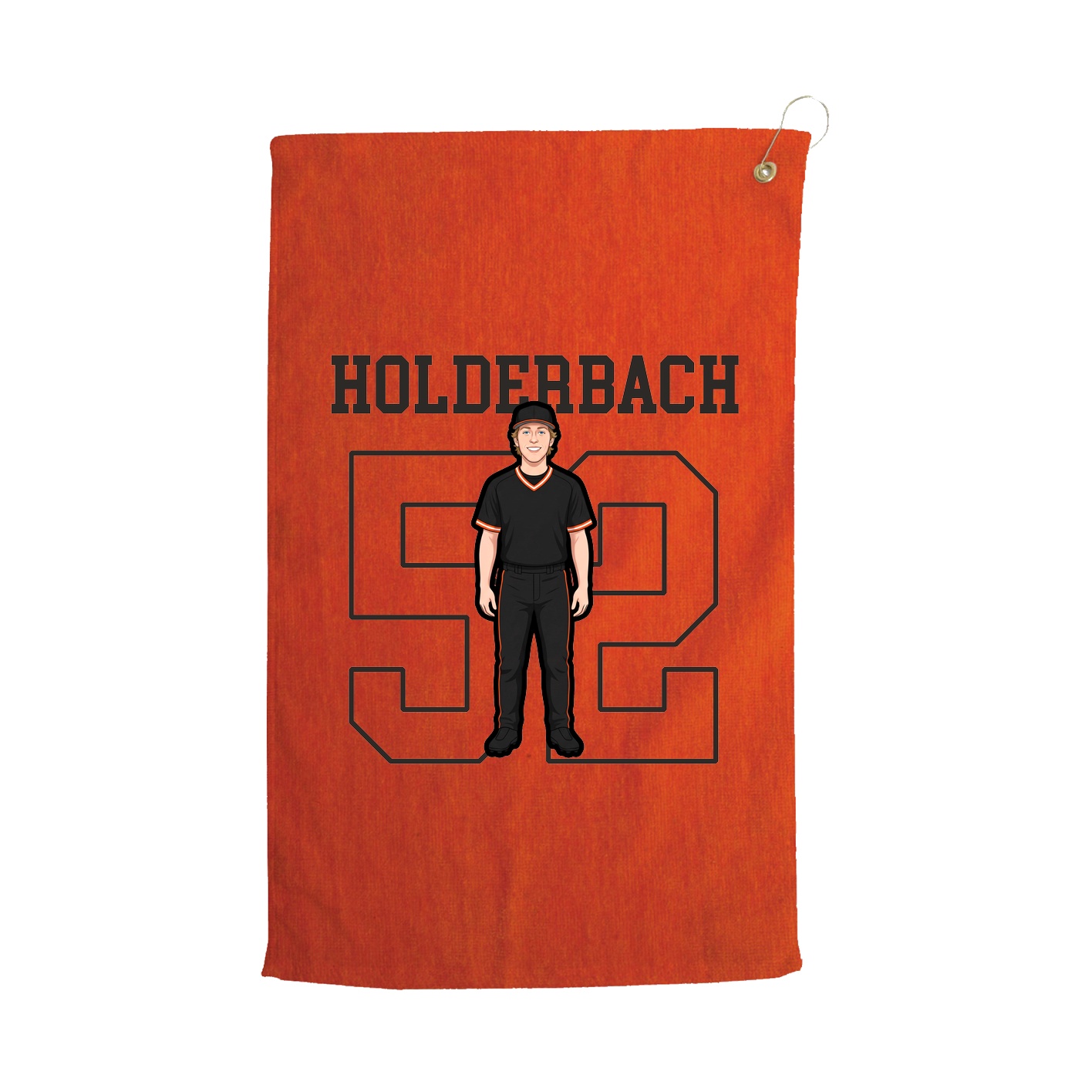 Golf Towel — Shirsey in Orange