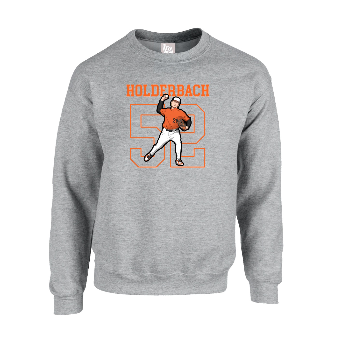 Fleece Crew — Shirsey in Grey