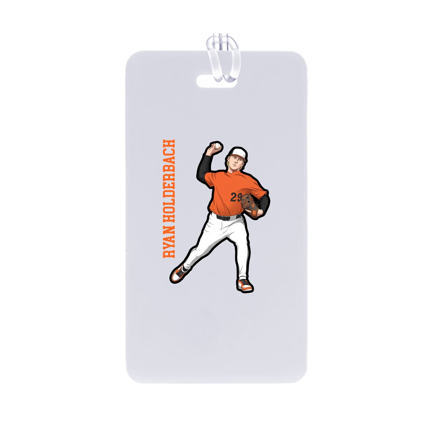 Bag Tag — Name Vertical in Classic
