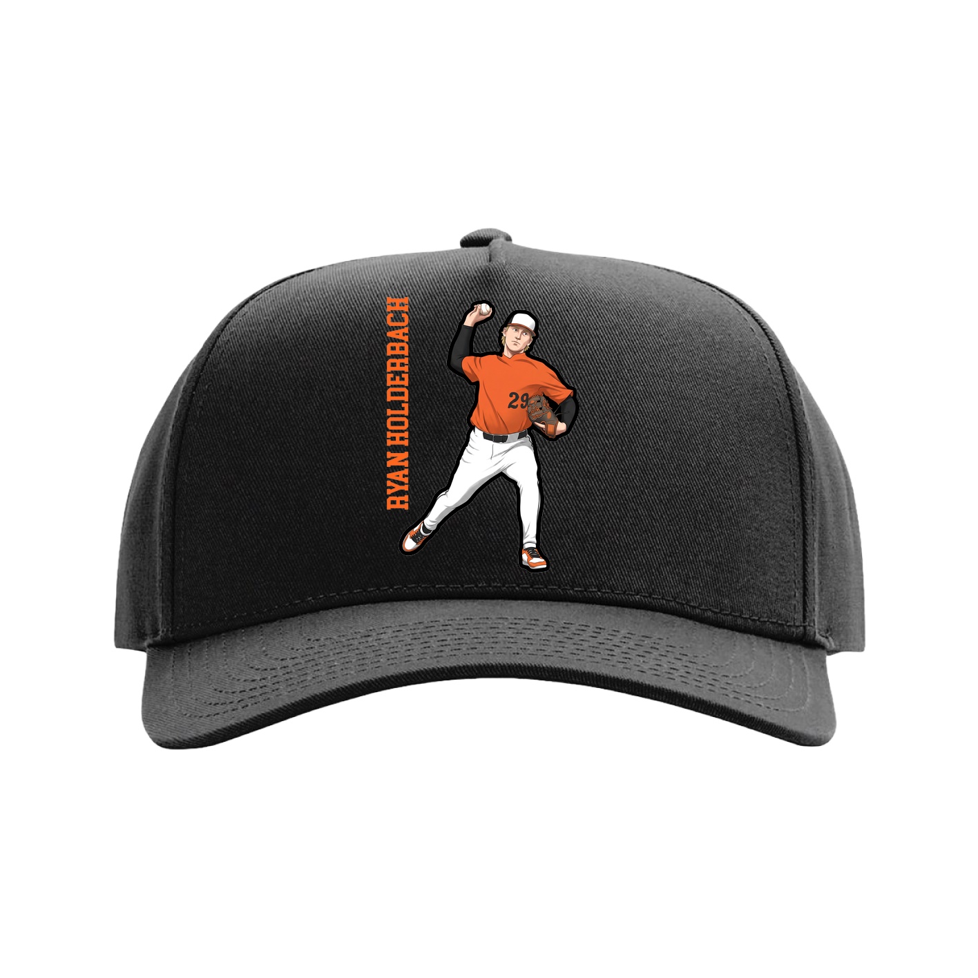 Full Fabric Five-Panel Champ Cap