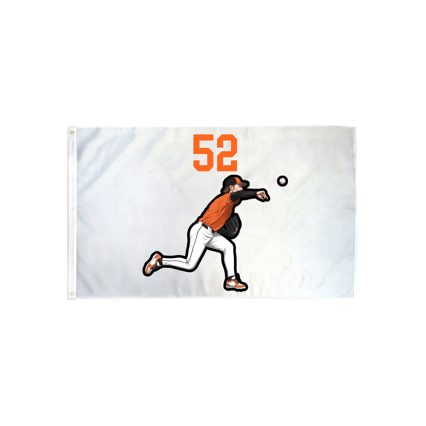 3x5 Flag — Number Top in Classic