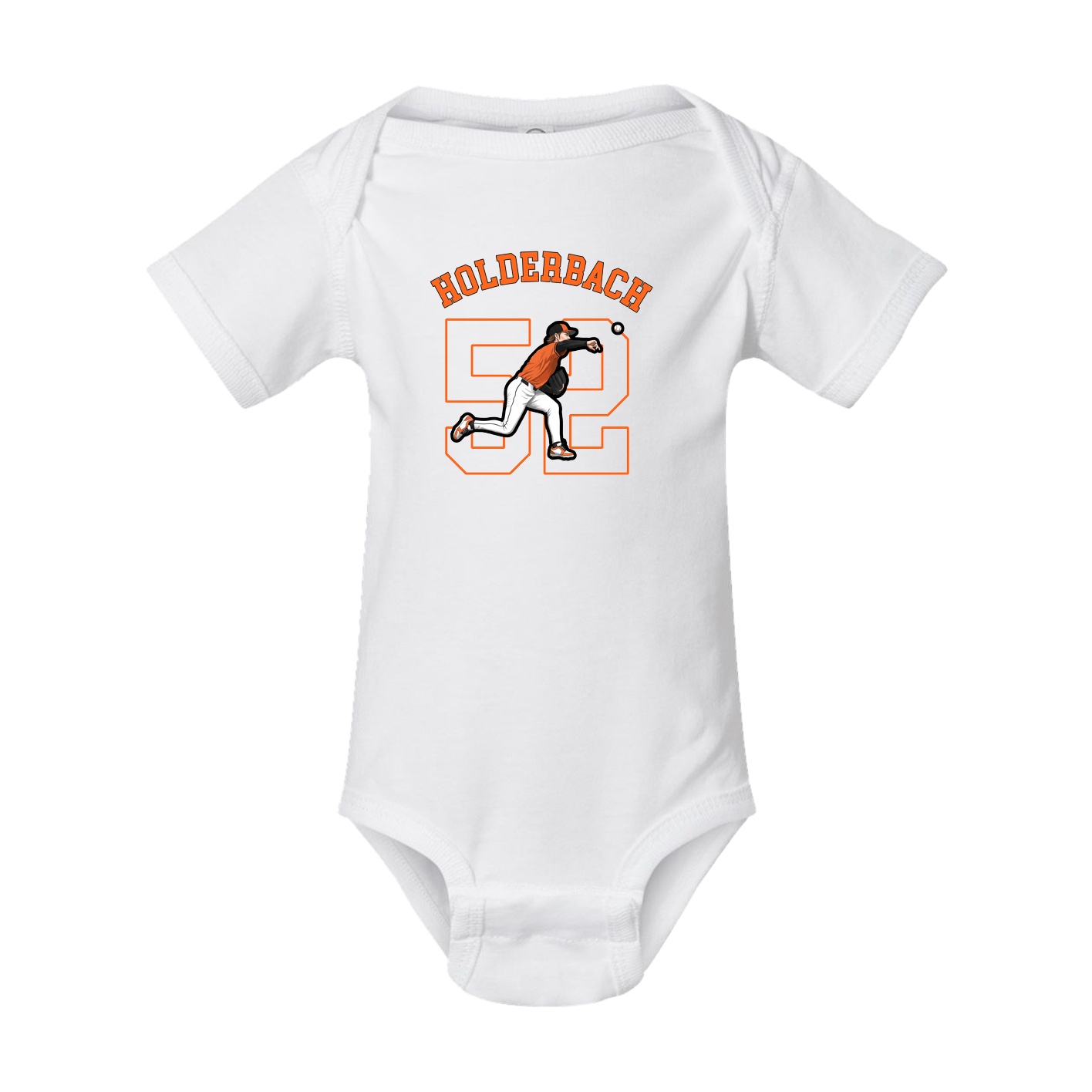Baby Onesie — Shirsey Arch in White