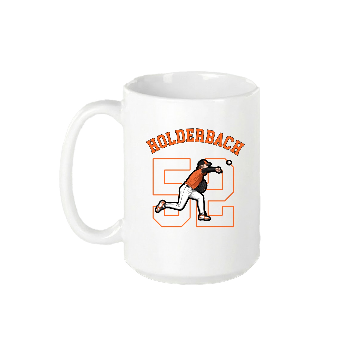 15oz Coffee Mug — Shirsey Arch in White