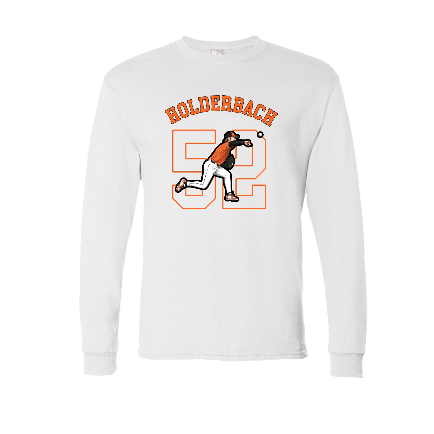 Long Sleeve Tee — Shirsey Arch in White