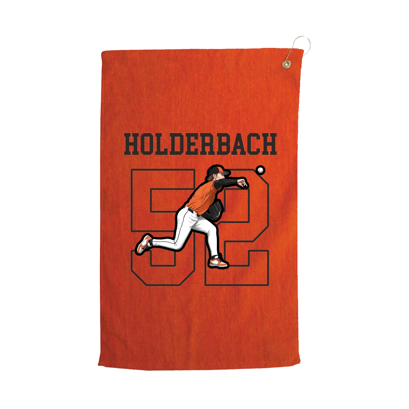 Golf Towel — Shirsey in Orange