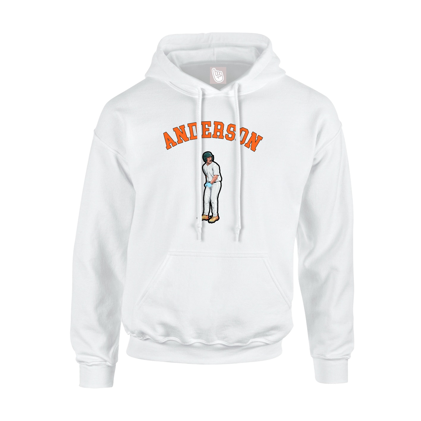 Youth Hoodie — Shirsey Arch in White