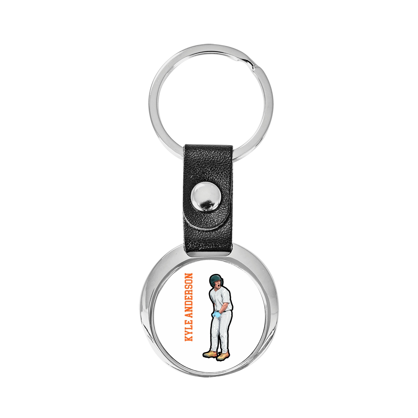 Key Chain — Name Vertical in Classic