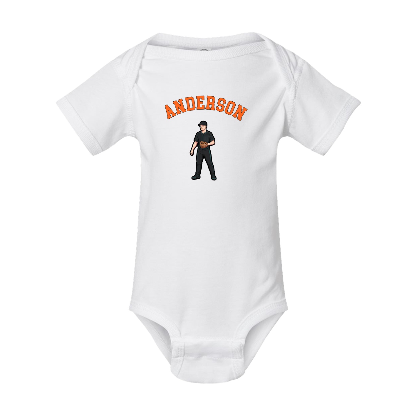 Baby Onesie — Shirsey Arch in White