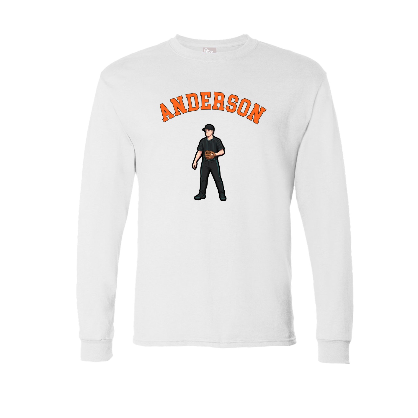 Long Sleeve Tee — Shirsey Arch in White