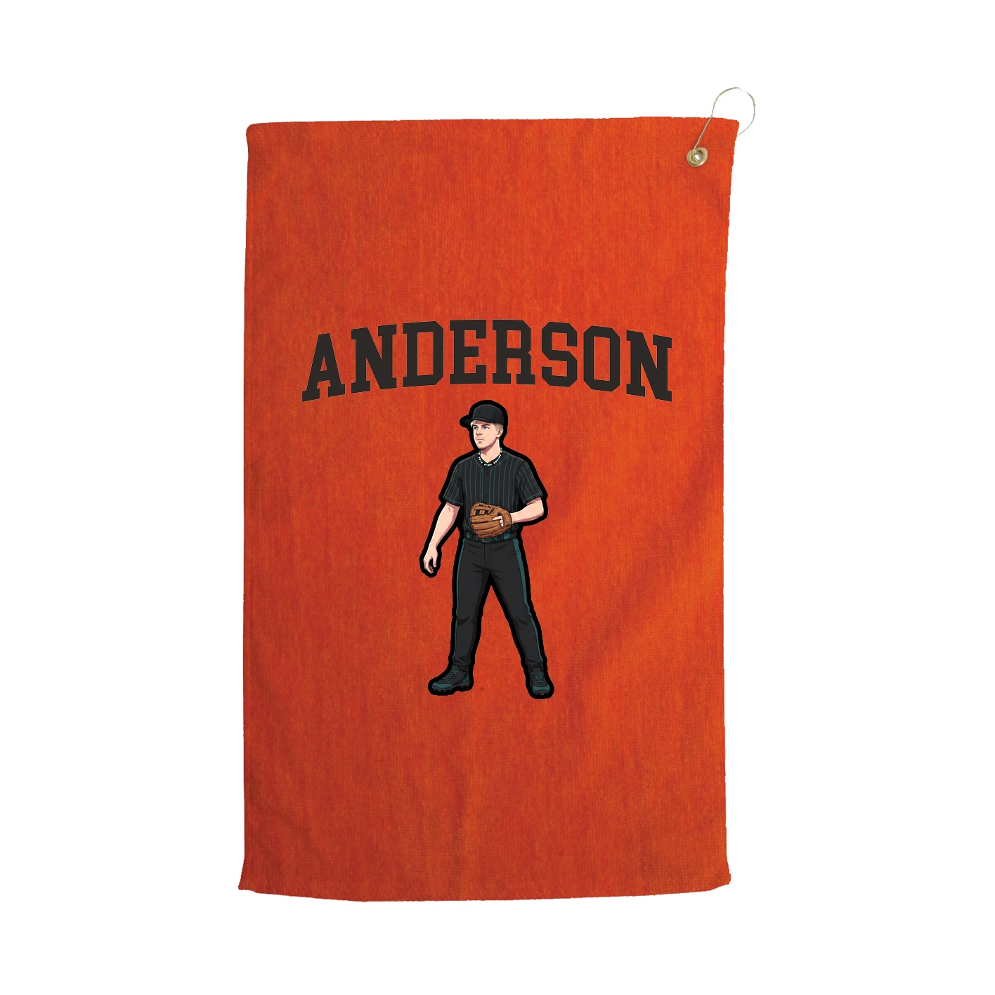 Golf Towel — Shirsey in Orange