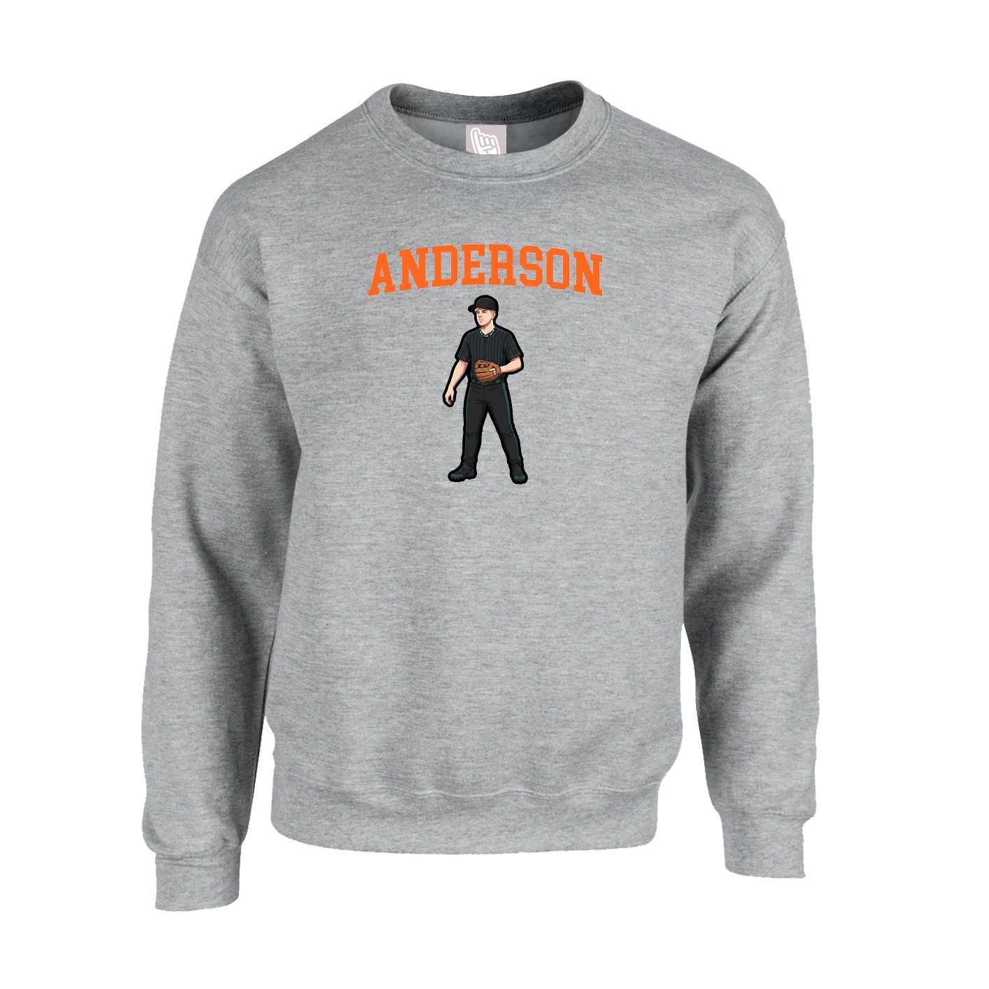 Fleece Crew — Shirsey in Grey