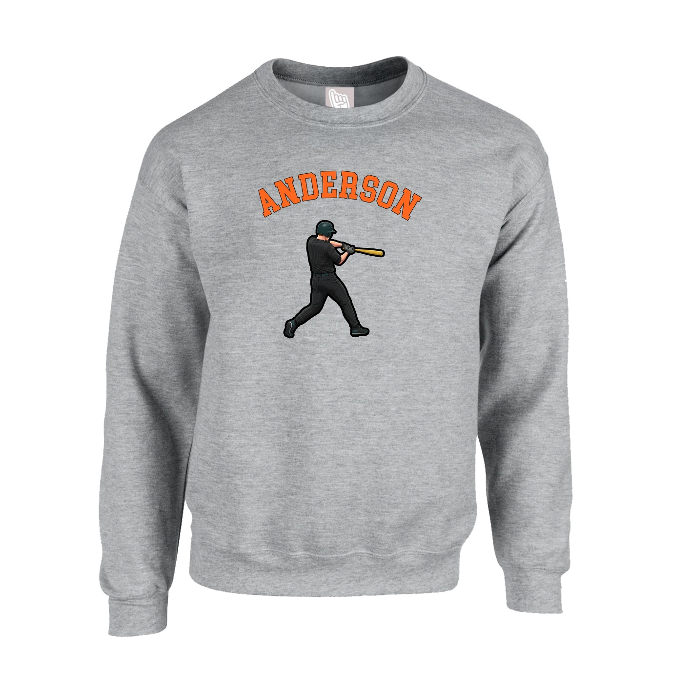Fleece Crew — Shirsey Arch in Grey