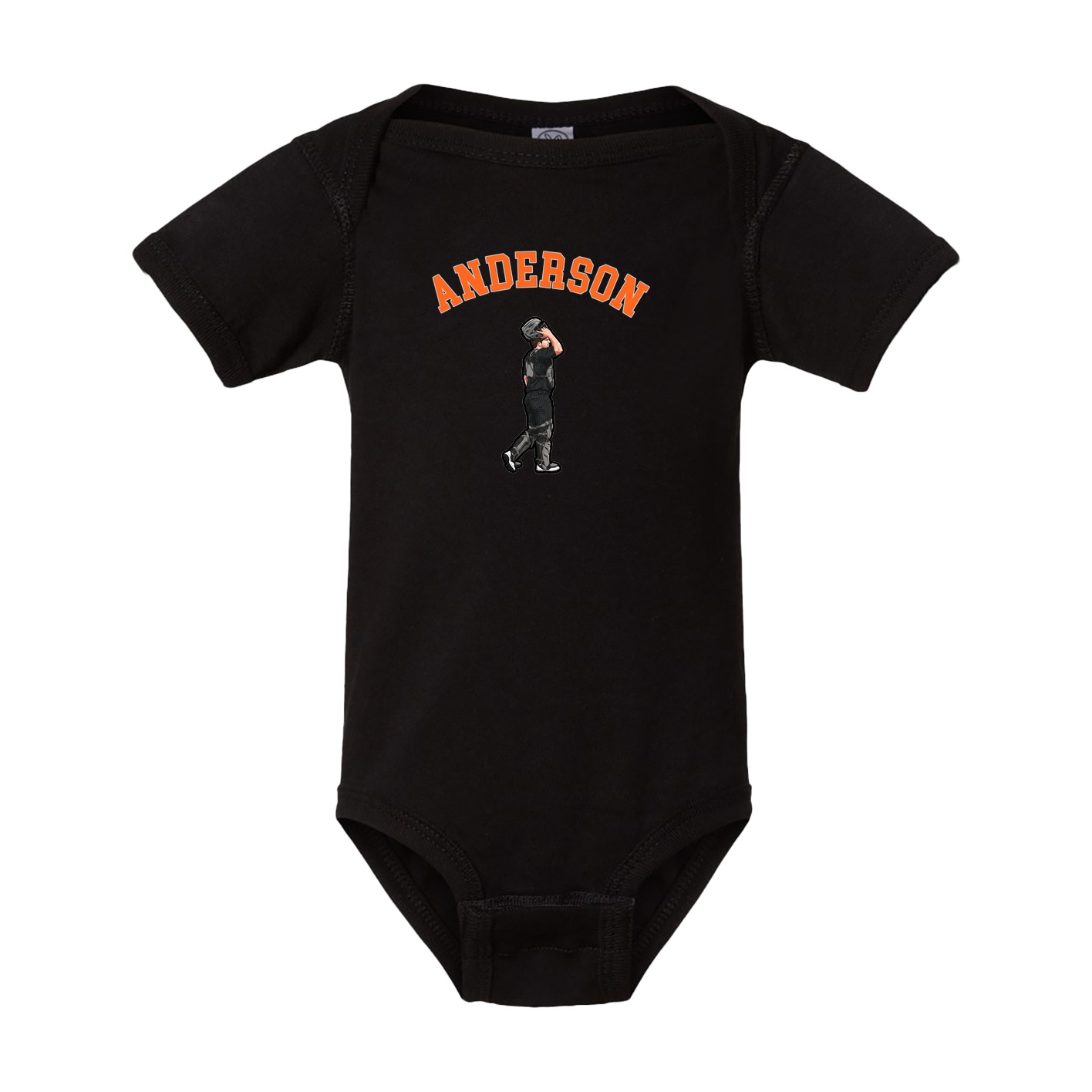 Baby Onesie — Shirsey Arch in Black