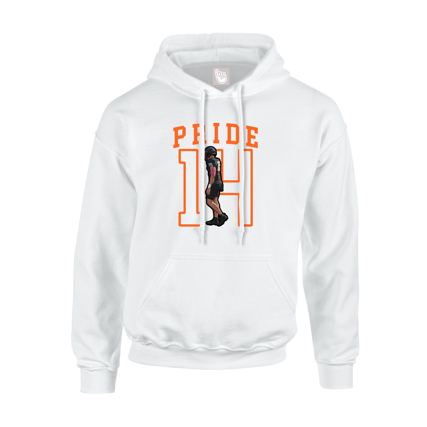 Hoodie — Shirsey in White