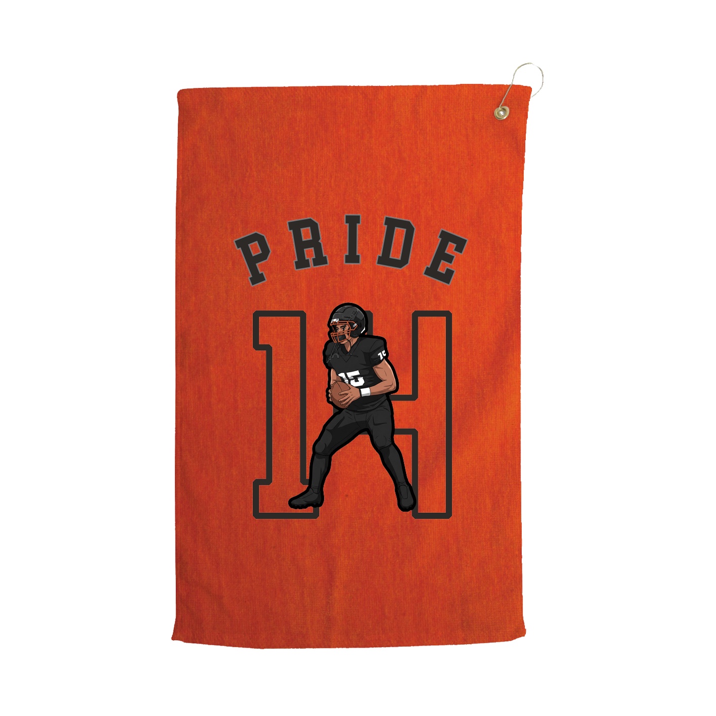 Golf Towel — Shirsey Arch in Orange