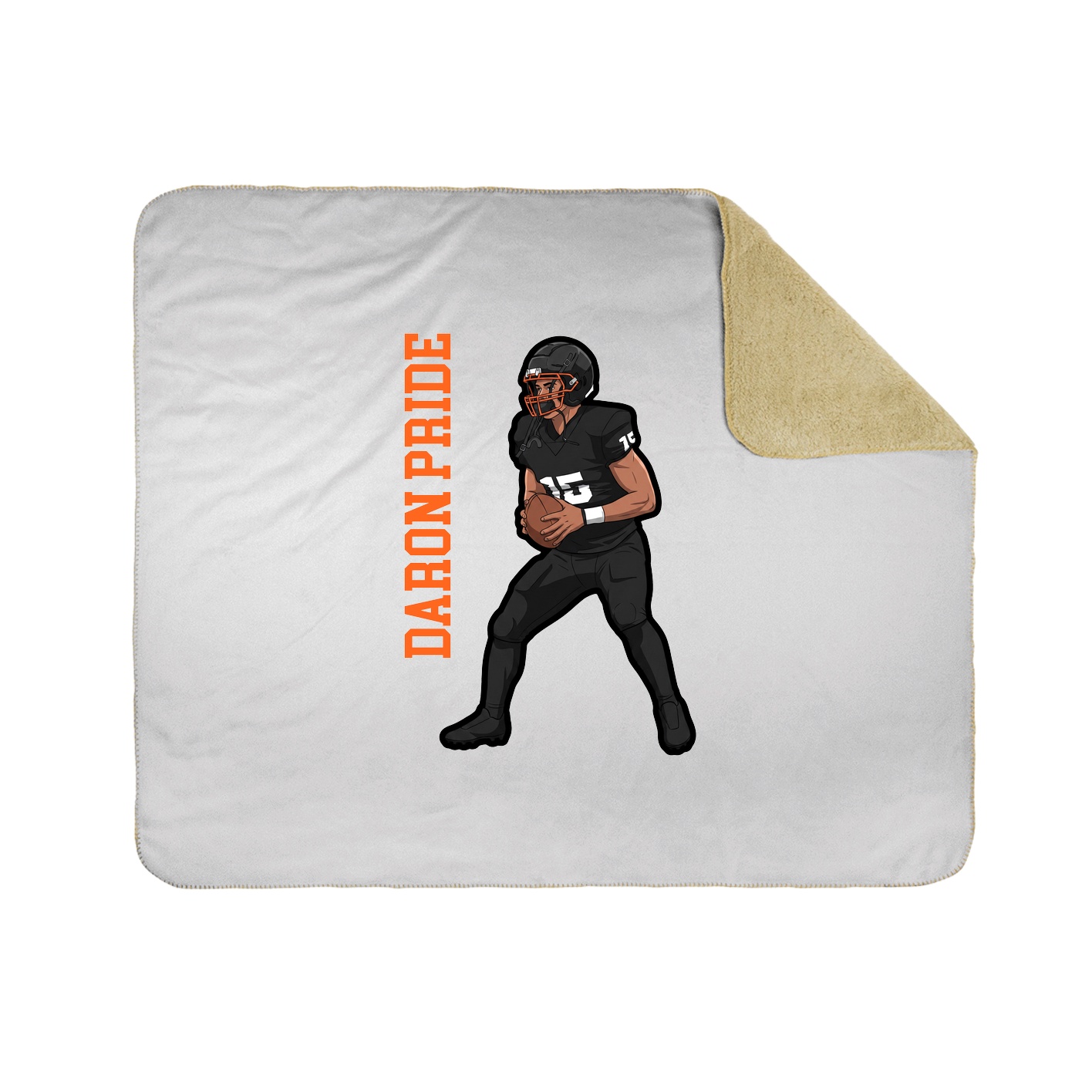 50x60 Sherpa Lined Throw Blanket