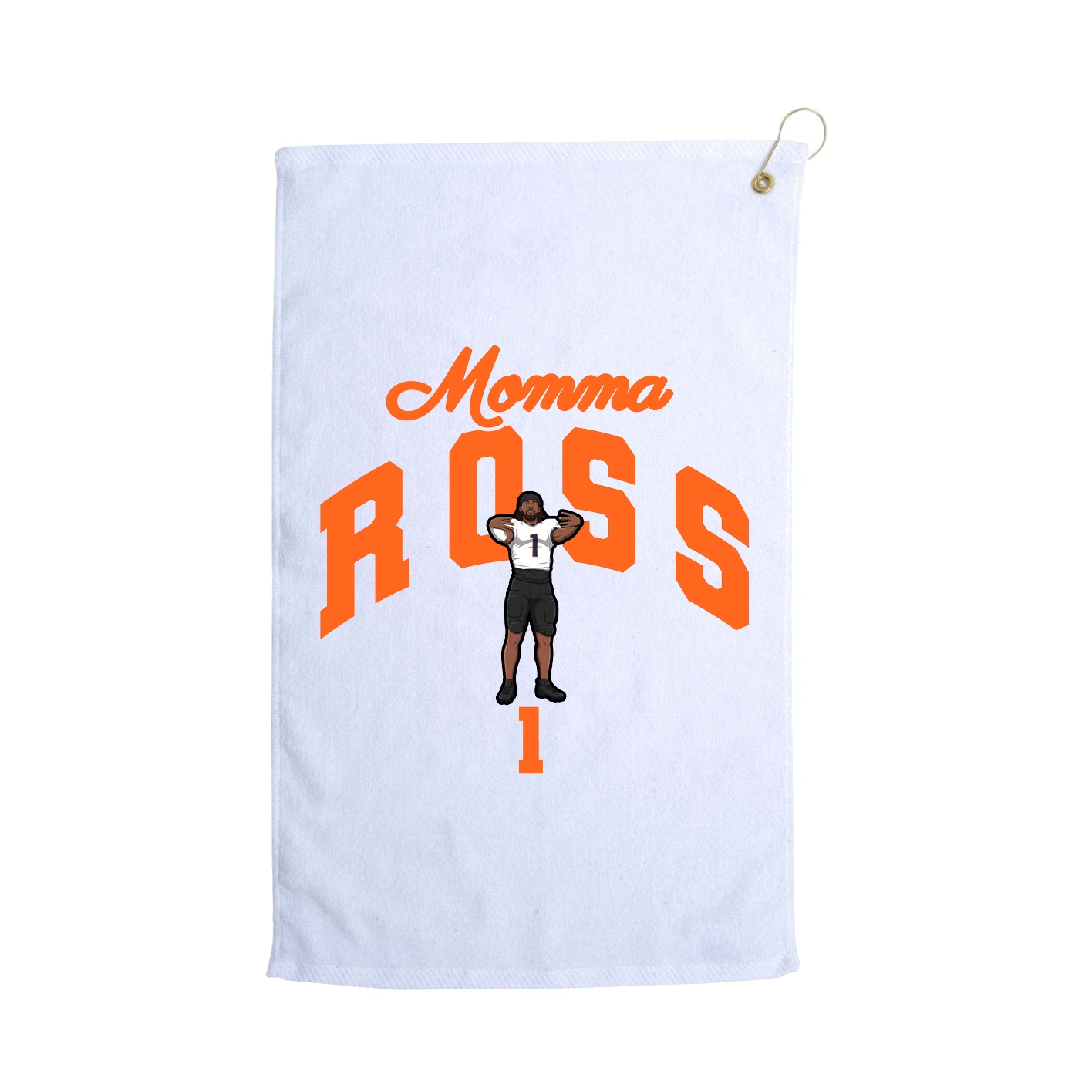 Golf Towel — Mothers Day Arch in White