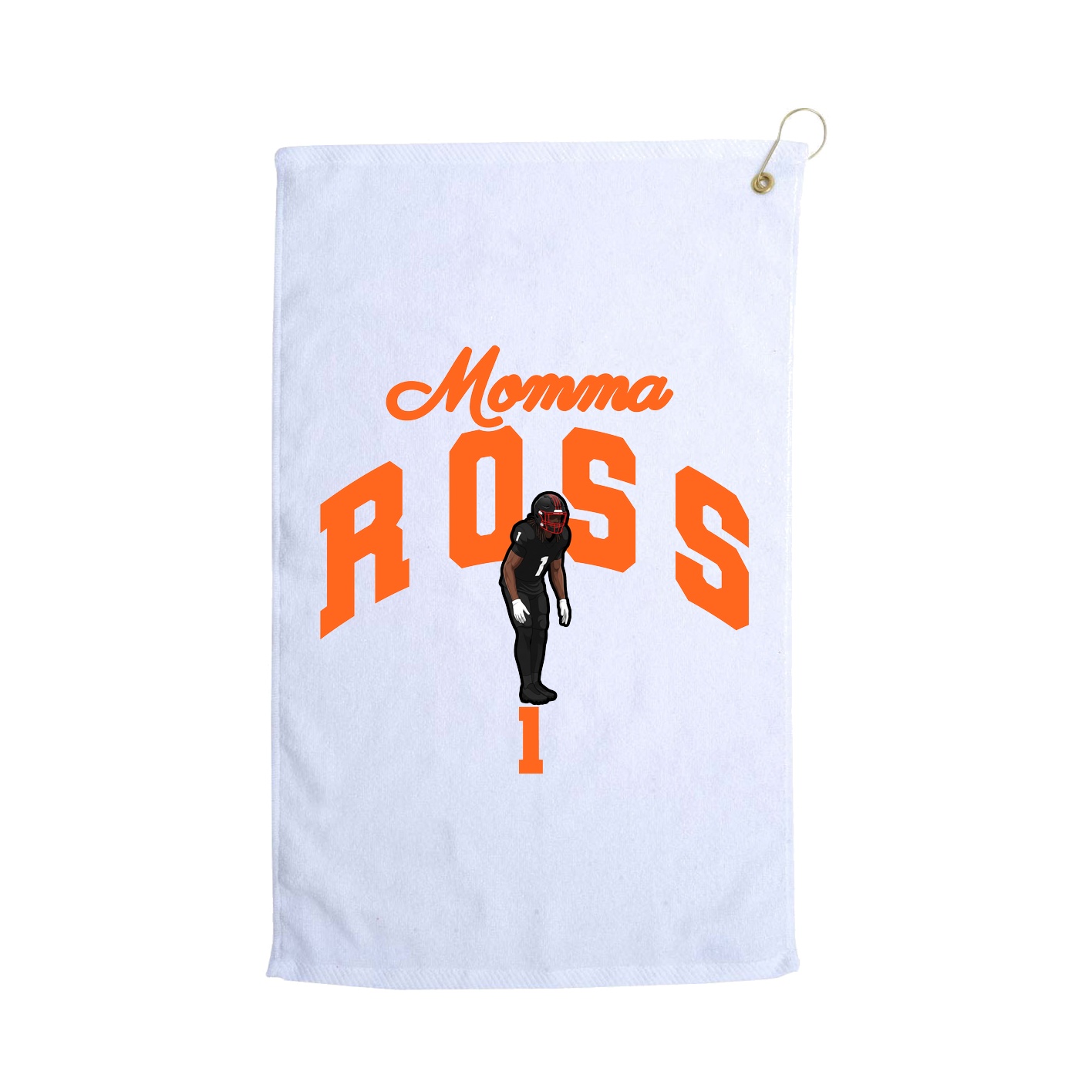 Golf Towel — Mothers Day Arch in White