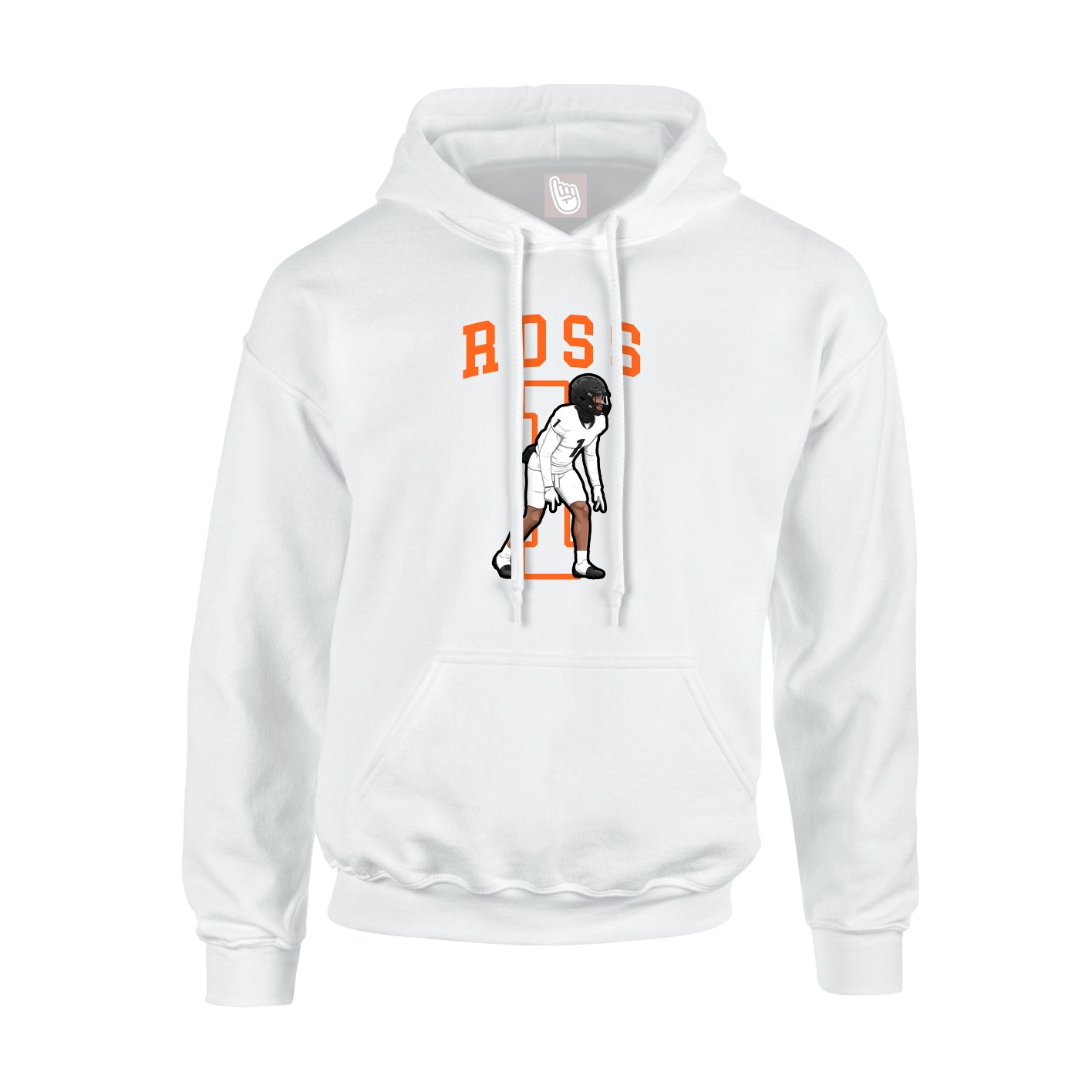 Hoodie — Shirsey in White